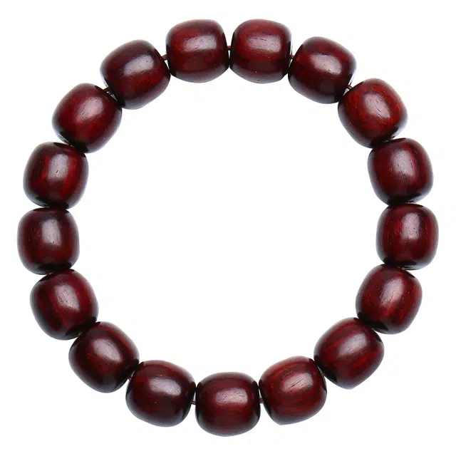 月印百川 国潮转运念珠手把件 盘玩古风设计文玩 复古简约手饰 木质 木作手串 男女同款情侣款 血檀 礼盒装