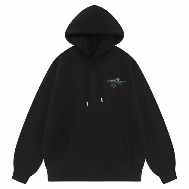 三体 宇宙闪烁幽灵倒计时系列 休闲百搭基础连帽套头宽松重磅长袖卫衣 男女同款