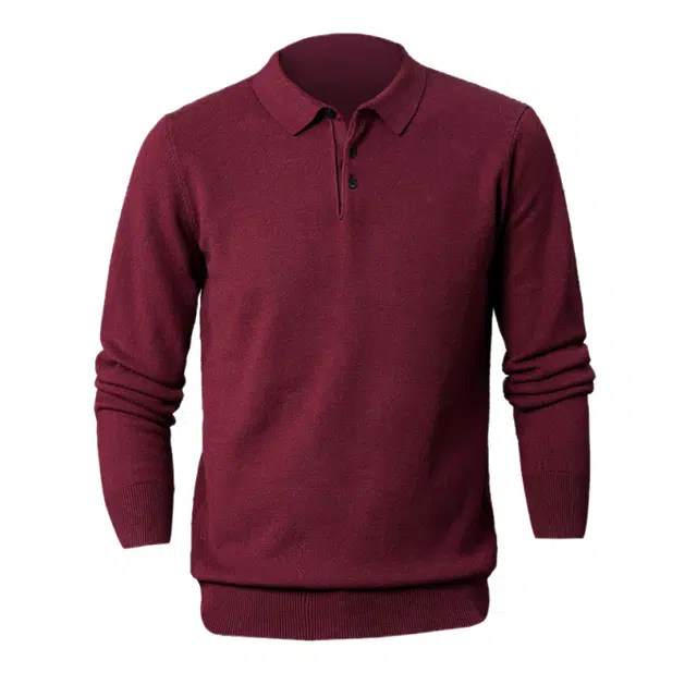 才子 保暖长袖舒适细腻柔和针织衫 男款