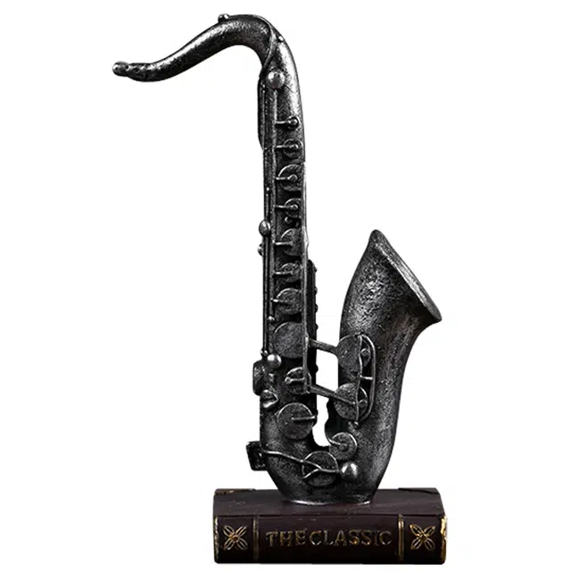 钵提 创意美式咖啡酒吧家居店铺装饰品 酒柜乐器模型 复古怀旧工业风摆件 潮流衍生品