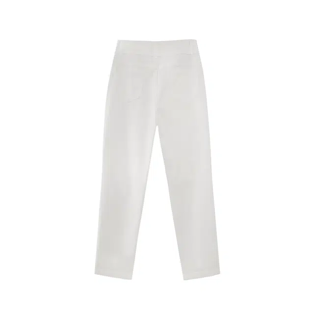 娅丽达 直筒中腰九分牛仔裤 女款