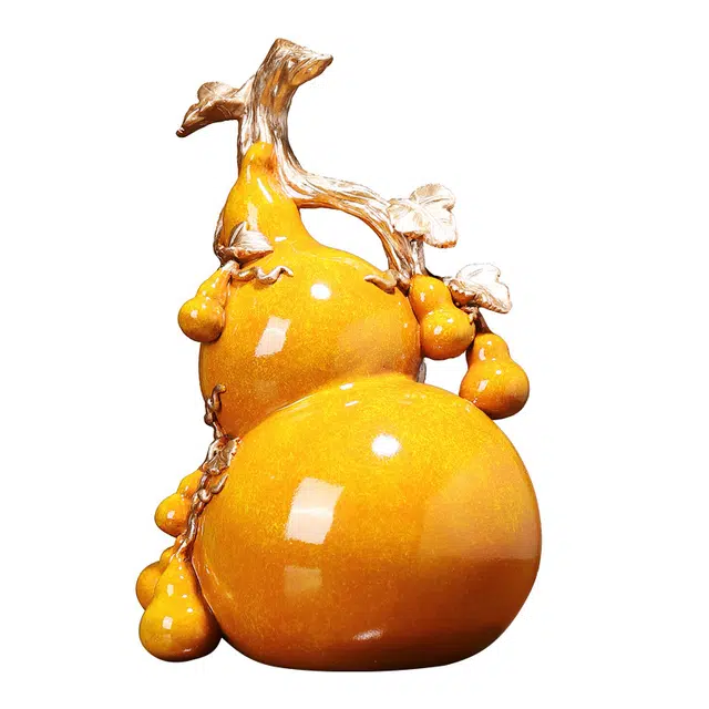 钵提 新中式葫芦摆件 家居客厅酒柜玄关乔迁礼品 桌面装饰工艺摆设 潮流衍生品