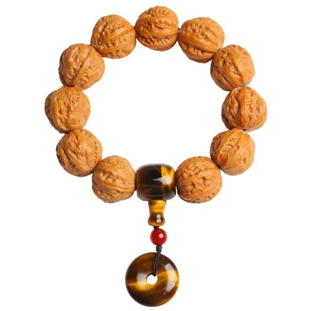 月印百川 复古简约国潮设计把玩 招财纳福转运念珠手把件 小众百搭手饰 文玩核桃 核桃类手串 男女同款情侣款