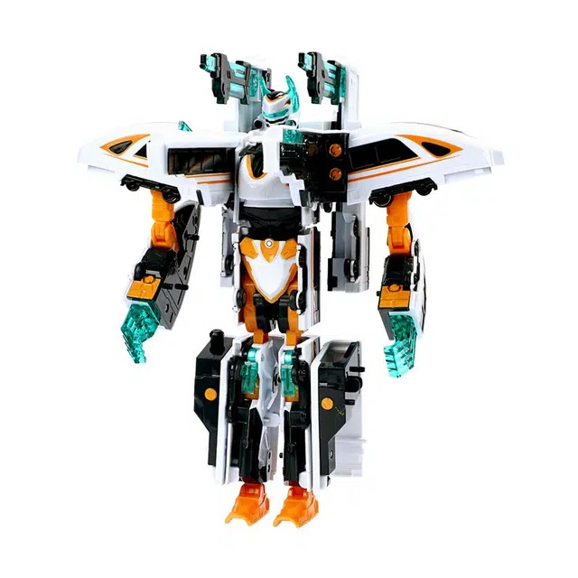 灵动创想 铁博联名 原创设计 列车超人系列 变形 成品模型