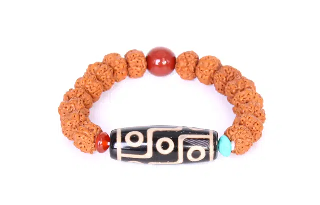 檀欣 国潮 藏式招财转运念珠佛珠文玩串珠 新中式国风吉祥如意平安 金刚菩提 菩提类手串 男女同款情侣款