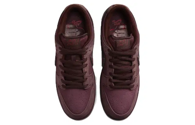 Nike Dunk SB "Burgundy Crush" Valentines "love found"