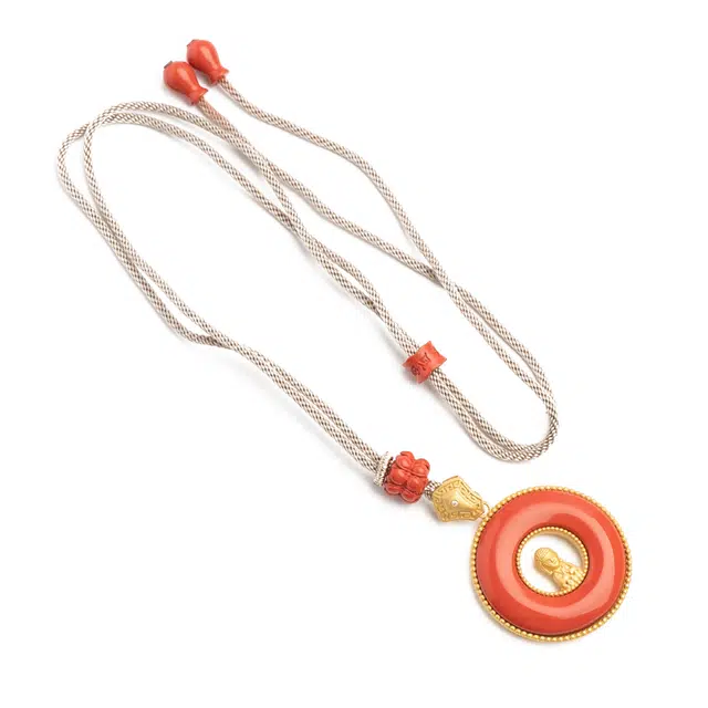 仙源 宝宝佛护福 再造辰砂朱砂 玉石吊坠 男女同款情侣款