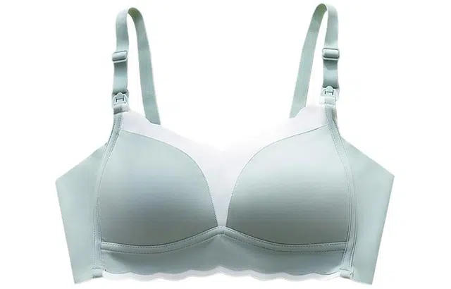 浪莎 防下垂哺乳简约文胸 女款 绿色