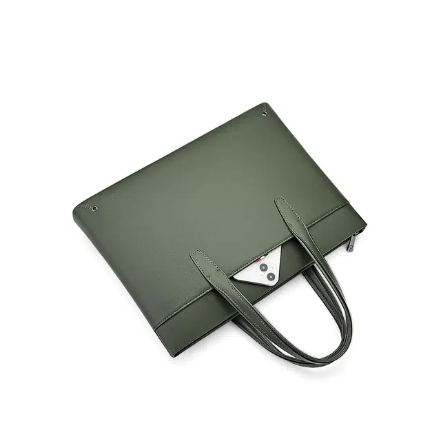 WilliamPOLO Classic Leather Briefcase Medium