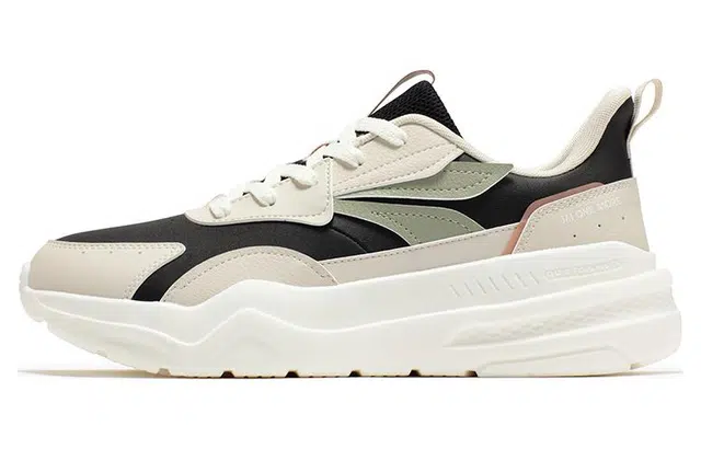 361° Casual Low-Top Sneakers Black White