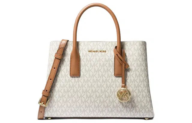 Michael Kors Ruthie Vanilla White Acorn Brown