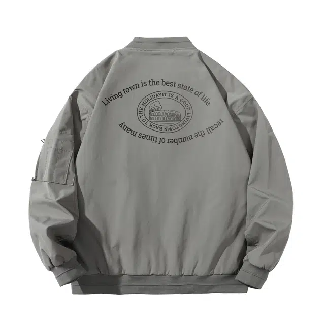 LIVINGTOWN Vintage Logo Windbreaker Jacket