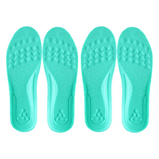 足印部落 踩屎感艾草除臭运动 鞋垫 男女同款情侣款