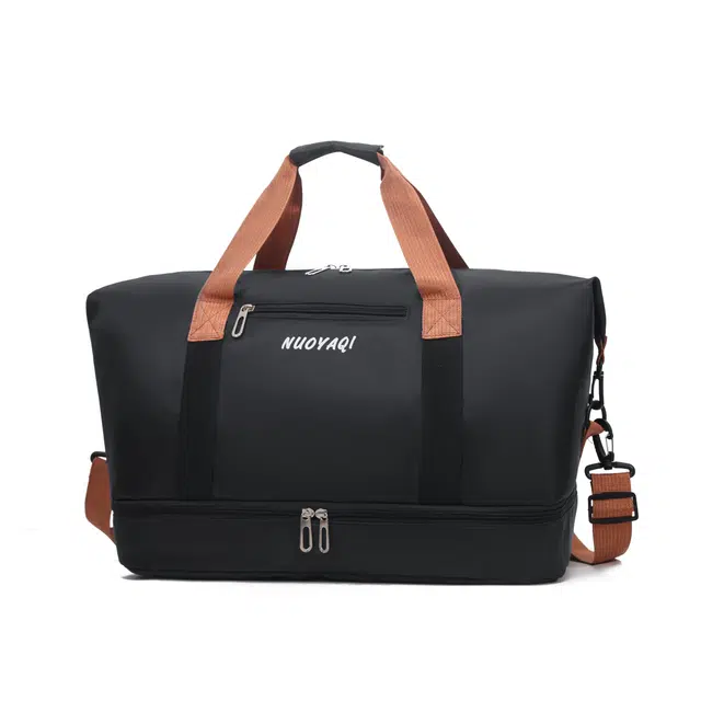 帕克熊 大容量时尚潮流 牛津纺 手提单肩斜挎旅行包 常规 男女同款情侣款 灰色/卡其/黑色/酒红/粉色/蓝色