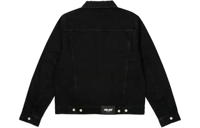 PALACE SS24 TYPE P JACKET BLACK STONE WASH