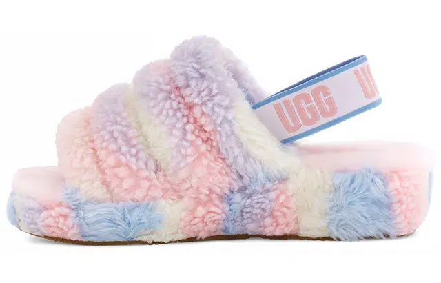 UGG FLUFF YEAH Slide Cali Collage