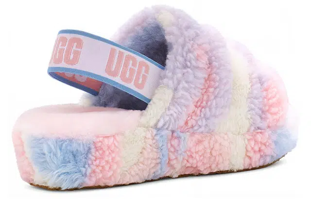UGG FLUFF YEAH Slide Cali Collage