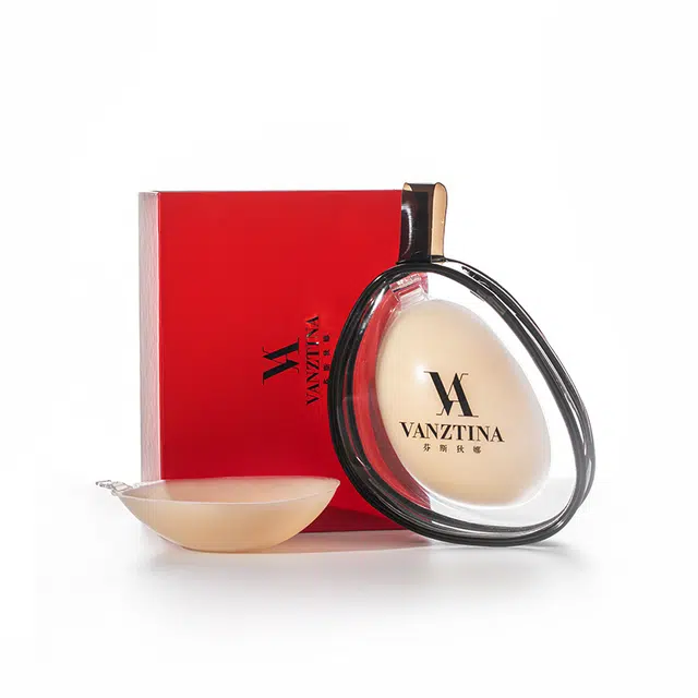 芬斯狄娜 小胸显大加厚硅胶隐形文胸贴聚拢内衣婚纱用乳贴 女款 肤色 礼盒装