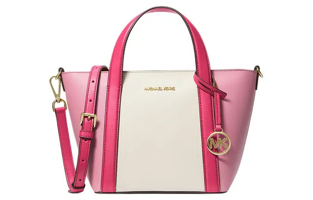 MICHAEL KORS MK Pratt Logo Tote