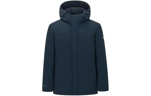 波司登 连帽纯色拉链简约羽绒服 男款