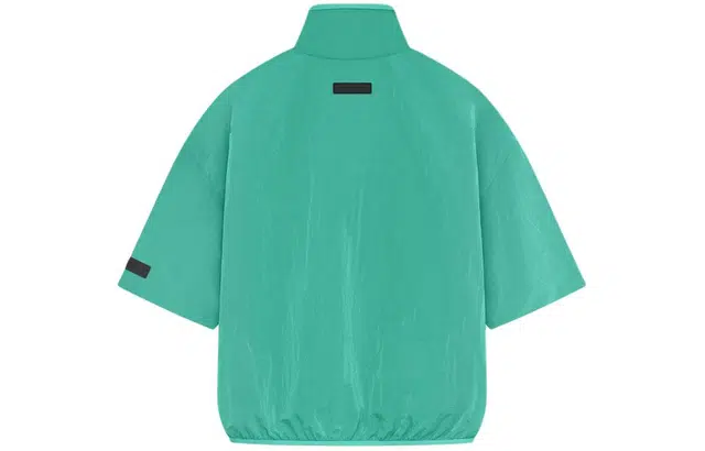 Fear of God Essentials SS24 drop2 Halfzip Mockneck Shirt Mint Leaf
