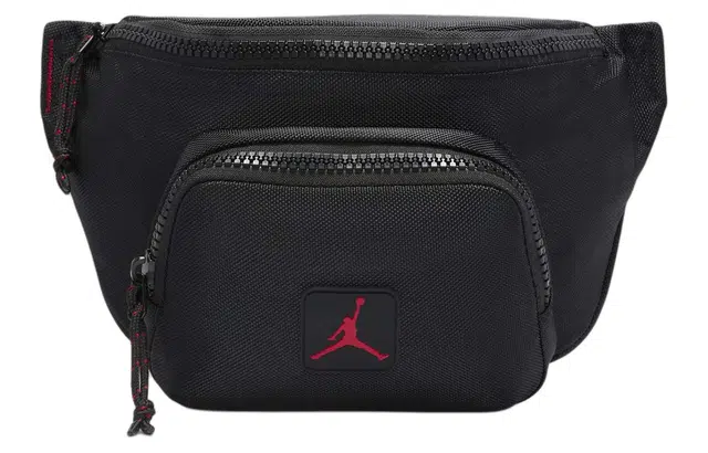 Jordan Logo Polyester Chest Bag Black