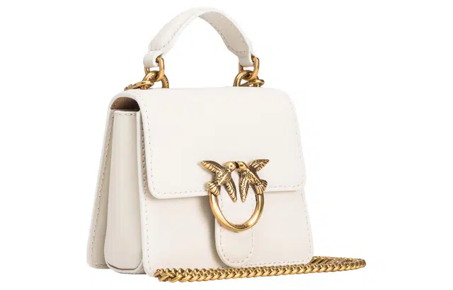 PINKO Love One Micro White Gold
