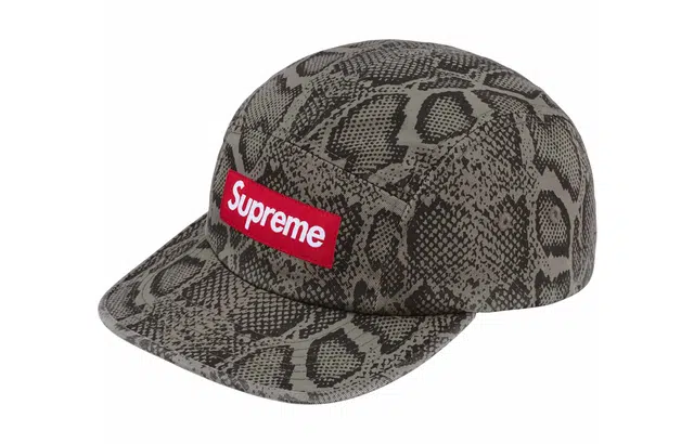 Supreme SS24 WEEK 1 WASHED CHINO TWILL CAMP CAP
