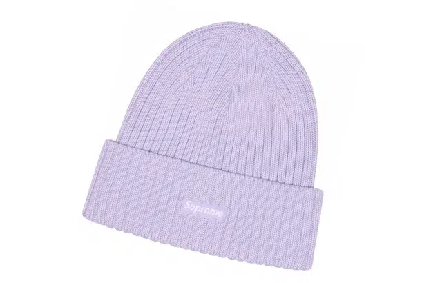 Supreme SS24 Overdyed Beanie Lavender