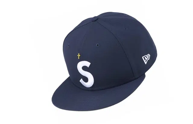 Supreme SS24 WEEK 1 GOLD CROSS S LOGO NEW ERA