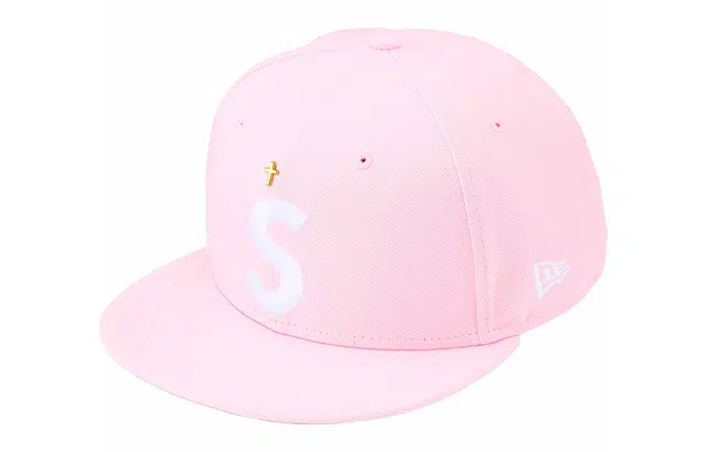 Supreme SS24 WEEK 1 GOLD CROSS S LOGO NEW ERA