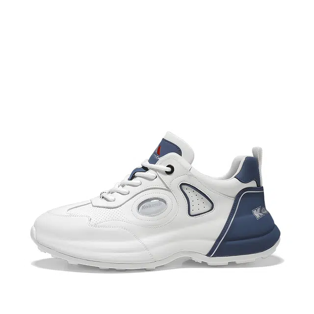 哥仑步 舒适百搭 低帮 生活休闲鞋 男款 白蓝