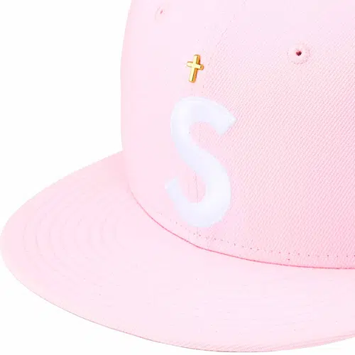 Supreme SS24 WEEK 1 GOLD CROSS S LOGO NEW ERA