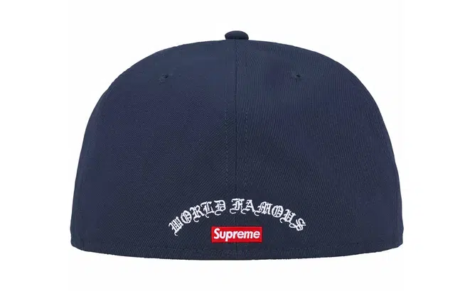 Supreme SS24 WEEK 1 GOLD CROSS S LOGO NEW ERA