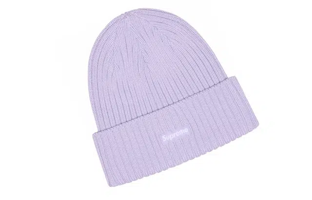 Supreme SS24 Overdyed Beanie Lavender