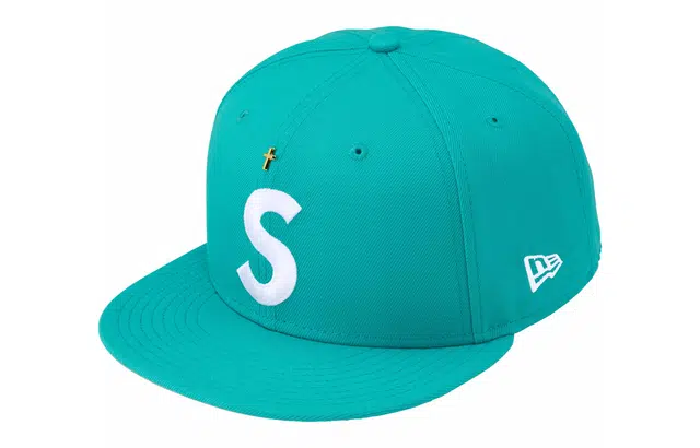 Supreme SS24 WEEK 1 GOLD CROSS S LOGO NEW ERA