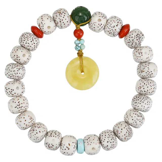 妍韵珠宝 国潮文玩 佛珠念珠 平安扣 星月菩提 手串 男女同款情侣款