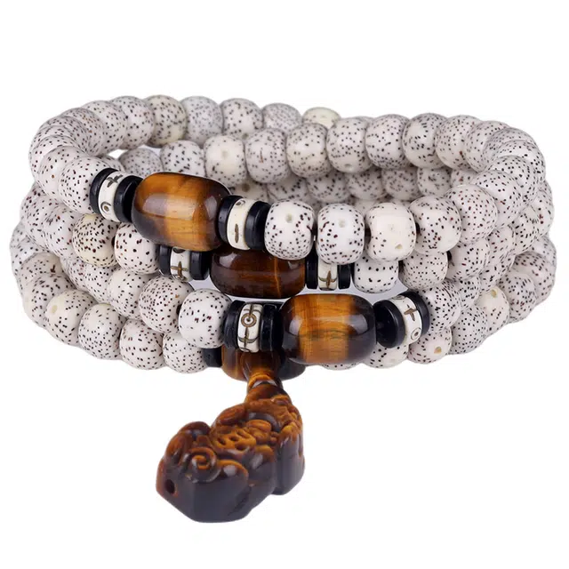 妍韵珠宝 国潮文玩 虎眼石貔貅 星月菩提 菩提类手串 男女同款情侣款