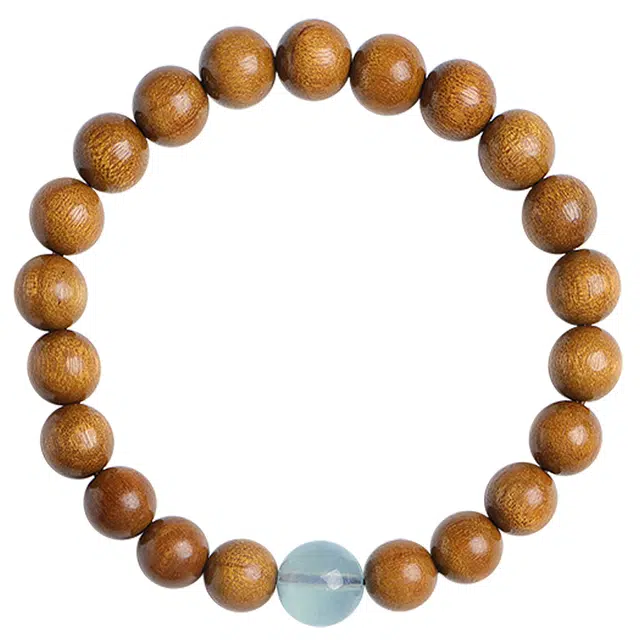 月印百川 盘玩国潮古风转运佛珠手持 新中式国风设计文玩 木质 木作手串 男女同款情侣款 楠木 礼盒装