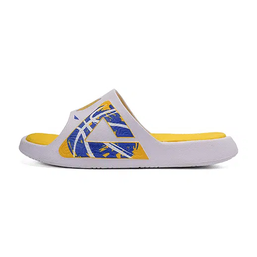 匹克 态极拖鞋 维金斯专属鸳鸯款 篮球拖鞋 外穿软弹沙滩一字拖鞋  白蓝黄