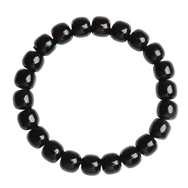 月印百川 高油高密古风佛珠手持 新中式国潮转运珠 盘玩小众 黑檀 木作手串 男女同款情侣款 黑檀 礼盒装