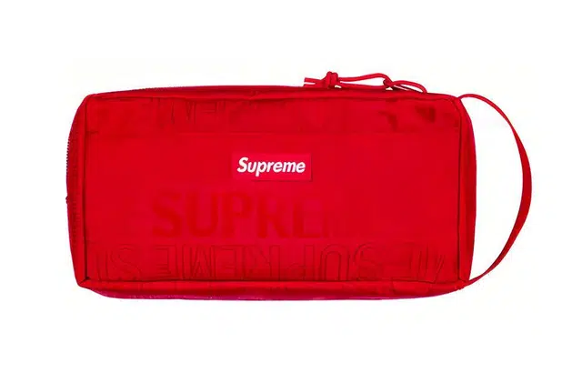 Supreme SS19 Organizer Pouch Red