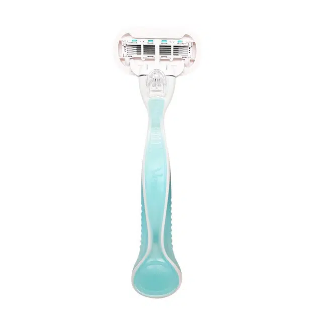 吉列 维纳斯女士剃毛刀 手动式 除毛器  精钢五刀头 全身水洗 进口超薄刀片内嵌芦荟条温和防敏感可刮阴毛腿毛腋毛