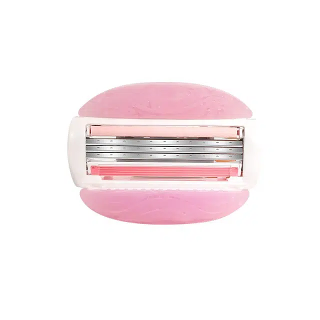 吉列 维纳斯刮毛刀 手动式 除毛器  精钢三刀头 内嵌白茶芬香皂条顺滑舒适防刮伤私处腿部腋下剃毛神器