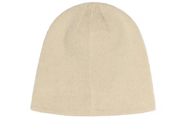 Stussy Letter Logo Acrylic Beanie Beige