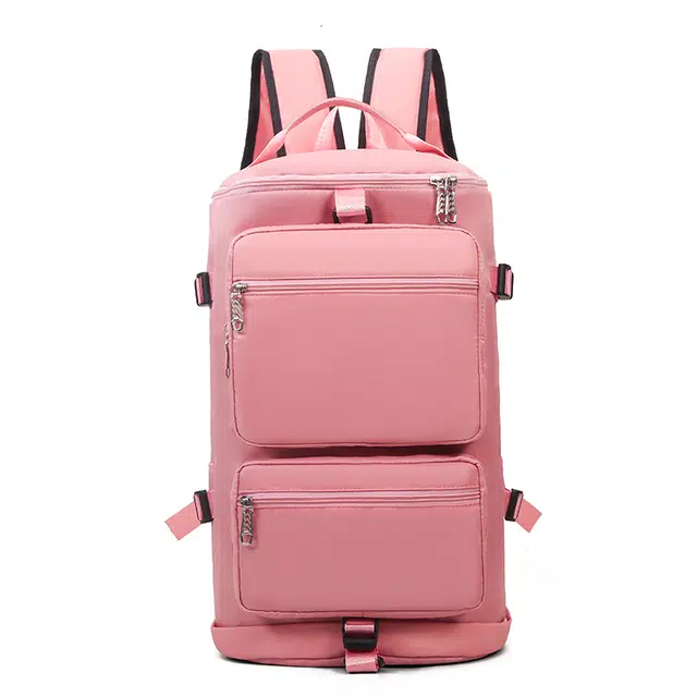 帕克熊 大容量时尚简约百搭实用款大学生 牛津布 户外登山包双肩包书包 常规 男女同款情侣款 多色