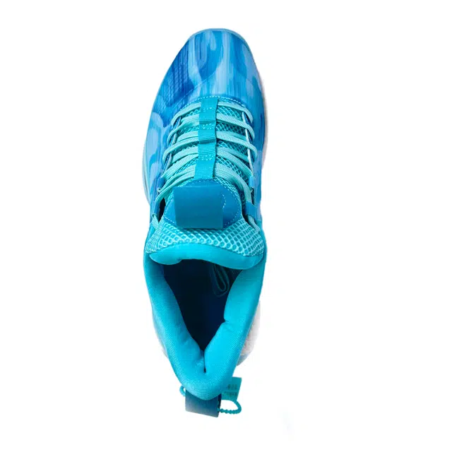 八哥 舒适百搭 防滑透气支撑 中帮 篮球鞋 男女同款 蓝色