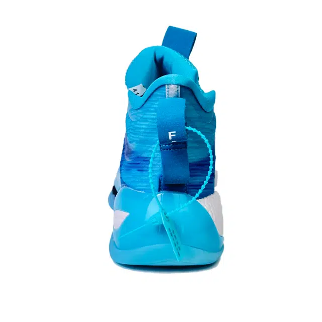 八哥 舒适百搭 防滑透气支撑 中帮 篮球鞋 男女同款 蓝色