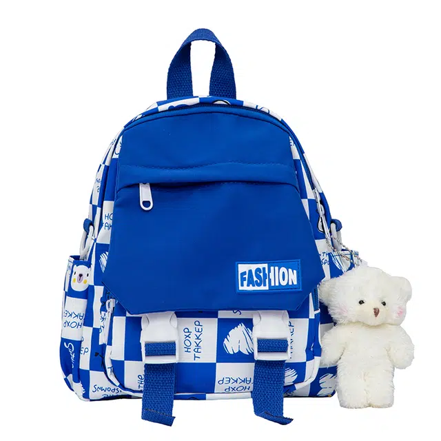 行途双肩包女小清新帆布拼接学生书包轻便单肩斜挎小背包尼龙女款多色