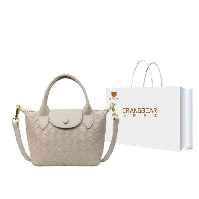 小熊依恋/托特单肩包 流行通勤 手提包 时尚百搭 斜挎包 大容量包包